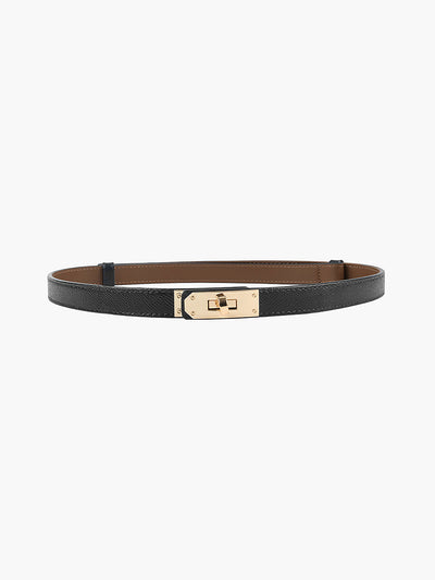 Slim Leather Belt