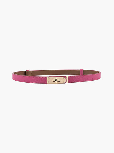 Slim Leather Belt