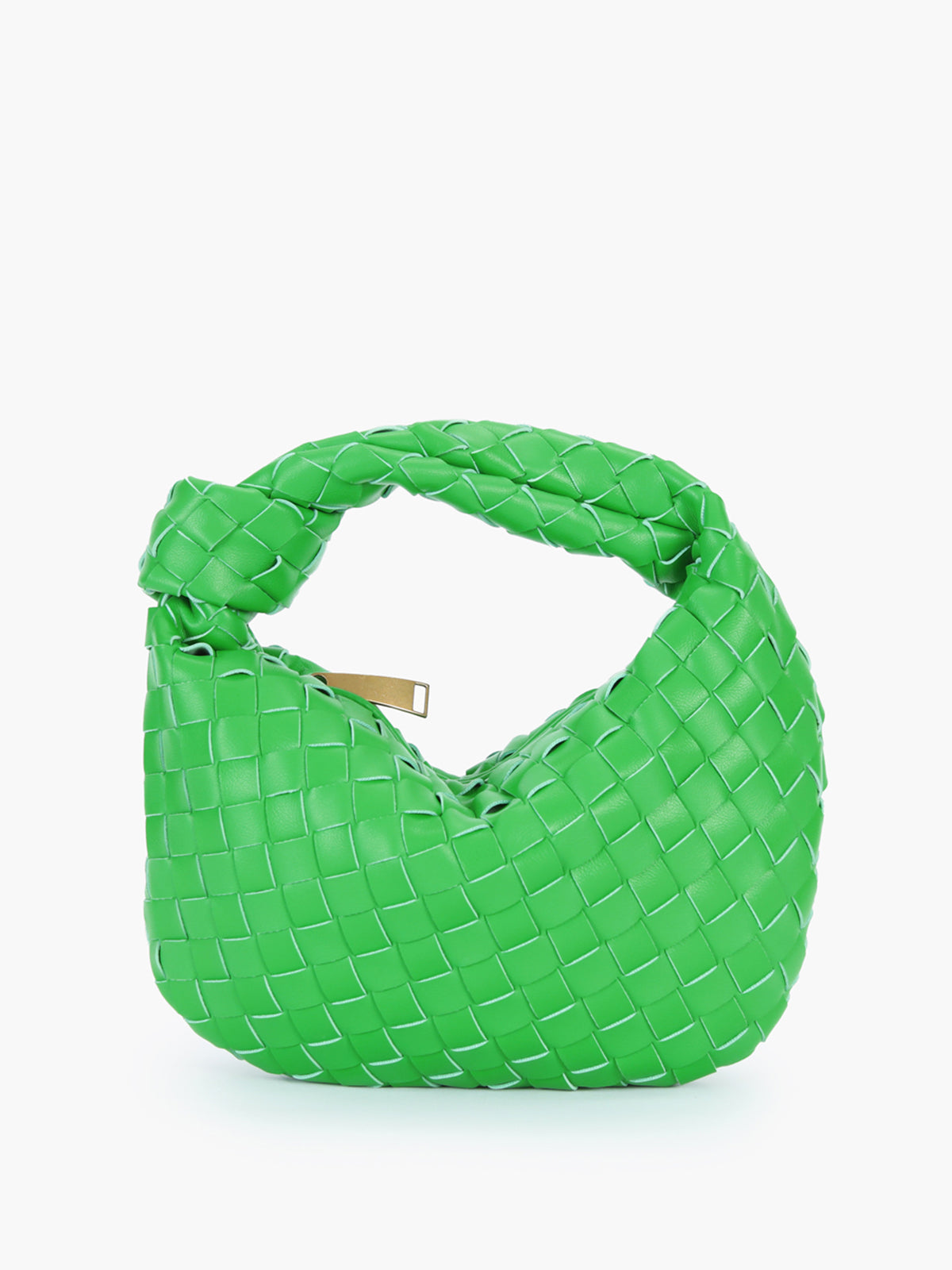 Braided Knot Handle Shoulder Bag