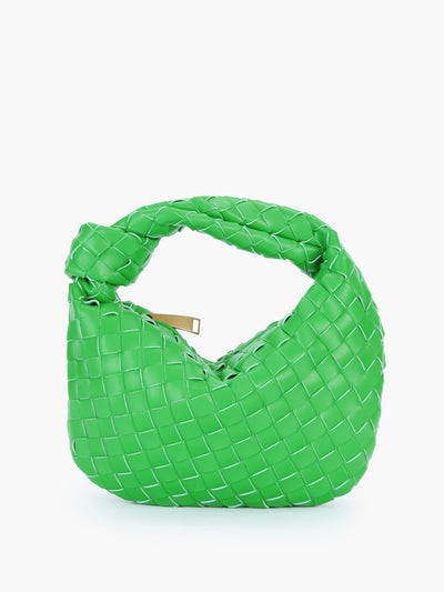 Braided Knot Handle Shoulder Bag