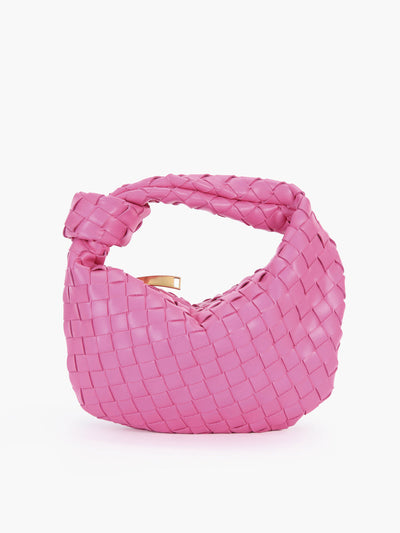 Braided Knot Handle Shoulder Bag