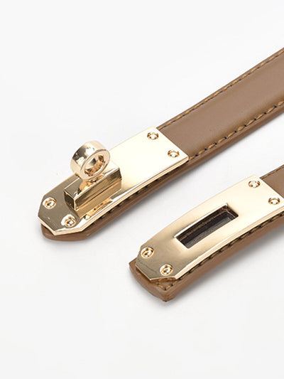 Gold Twist Closure Waist Belt