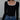 Sliver Lining Contrast Neckline Long Sleeve Top 1