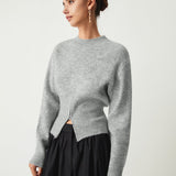 Half Zip Fuzzy Sweater 1