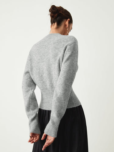 Half Zip Fuzzy Sweater 6