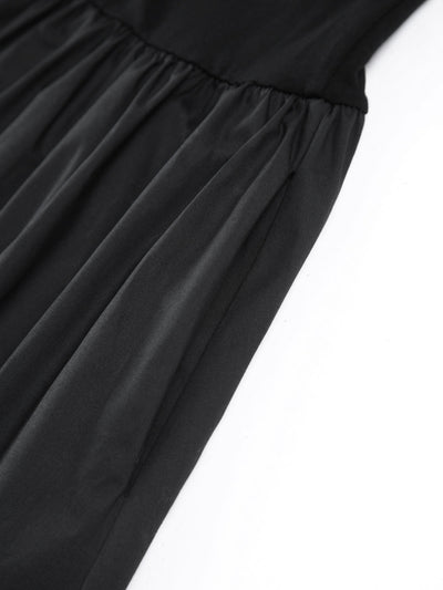 Leisure Pockets Long Sleeve Long Dress-6