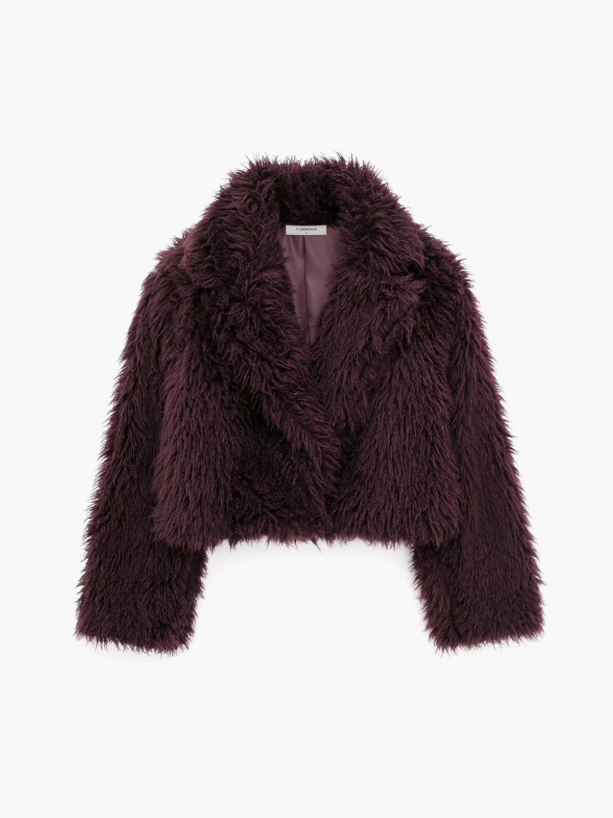 Fuzzy Faux Fur Short Coat-5