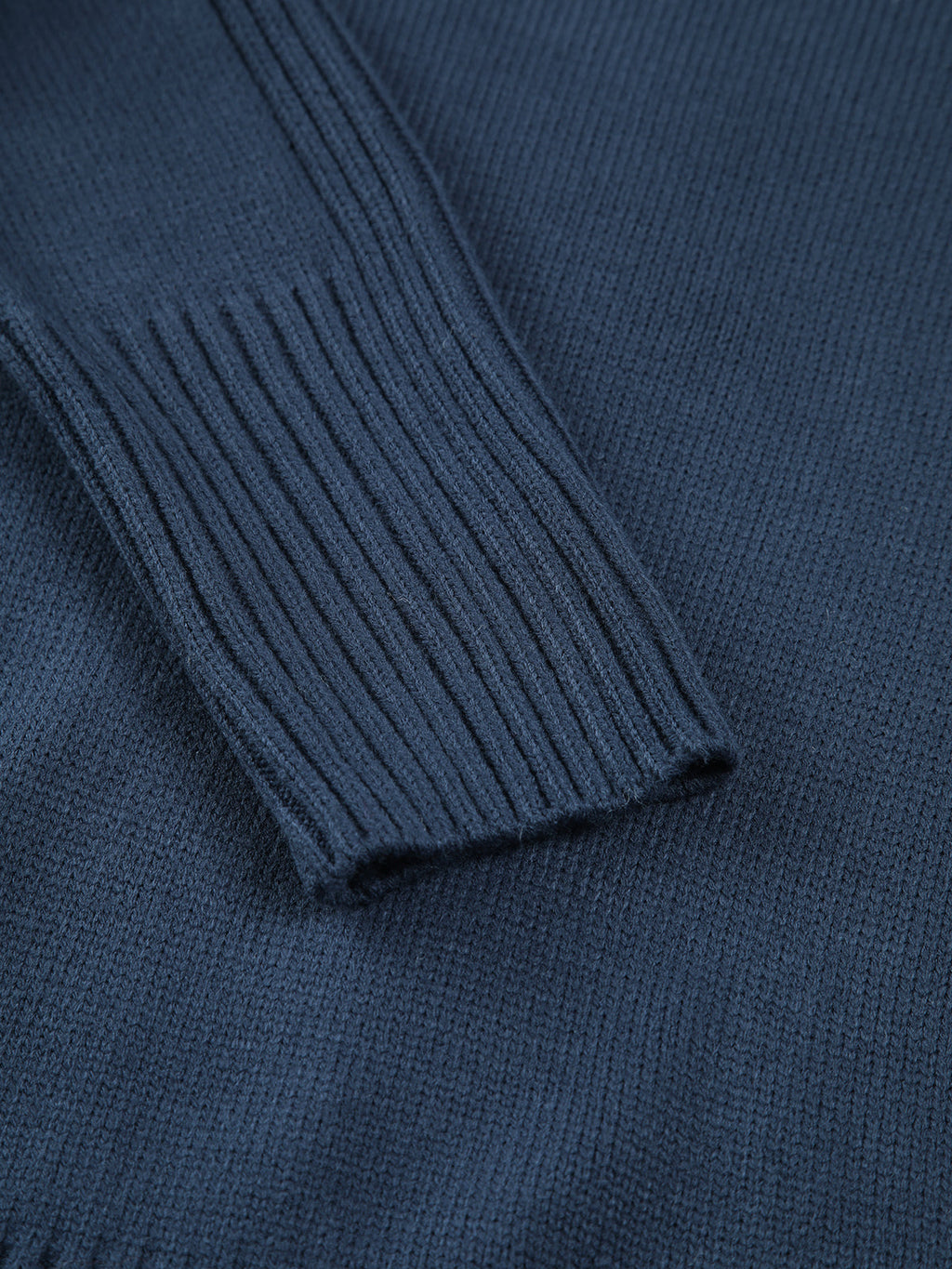 Solid High Neck Knit Sweater 6