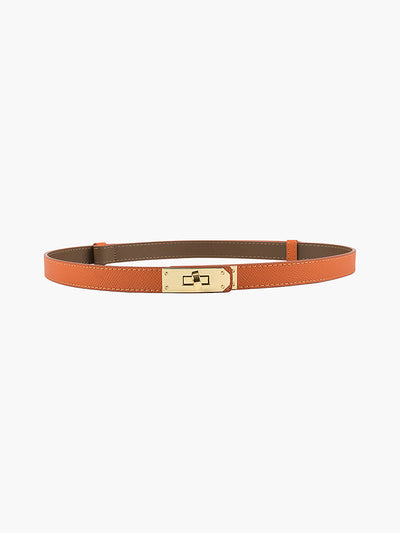 Slim Leather Belt
