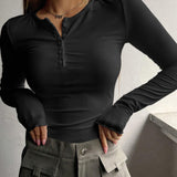 Everyday Rib Long Sleeve Top 4