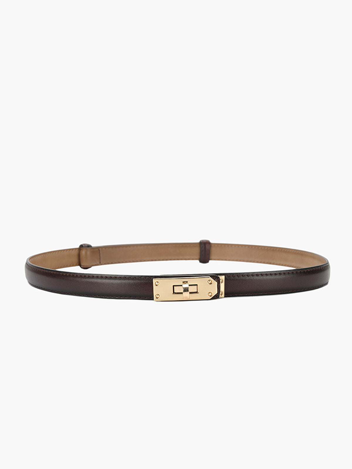 Gold Twist Closure Waist Belt