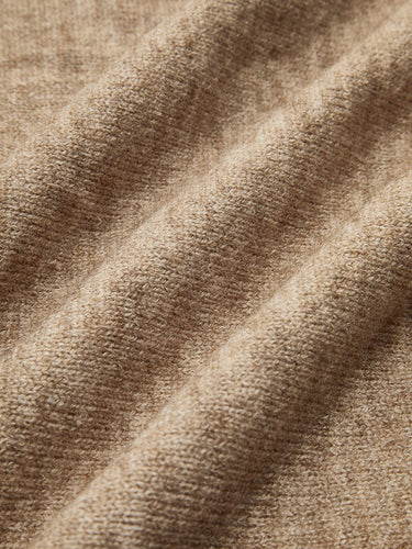 Plain Turtleneck Knit Pants Set 6