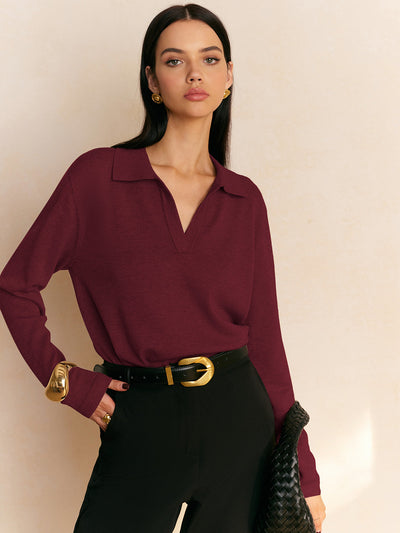 Collared Pullover Sweater