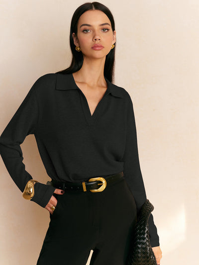 Collared Pullover Sweater