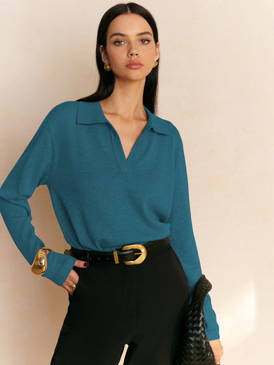 Collared Pullover Sweater