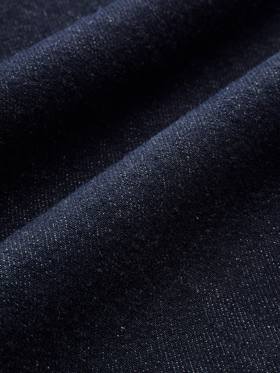 Contrast Stitch Wide Leg Denim Jeans