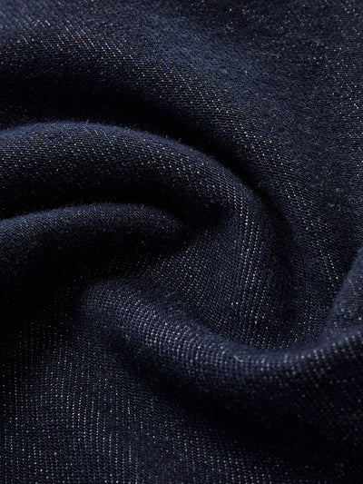 Contrast Stitch Wide Leg Denim Jeans