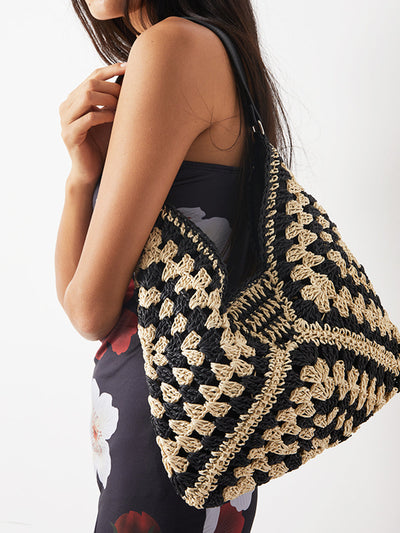 Boho Crochet Shoulder Bag