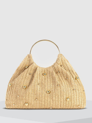 Beaded Crochet Hobo Bag 3