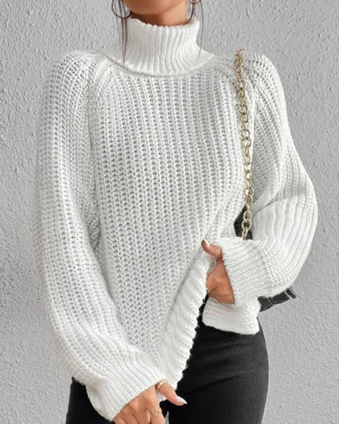 Beatrice | Women’s Winter Ribbed Turtleneck Sweater 0