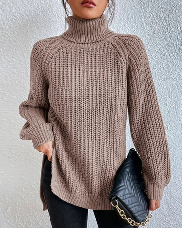 Beatrice | Women’s Winter Ribbed Turtleneck Sweater 8