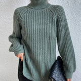 Beatrice | Women’s Winter Ribbed Turtleneck Sweater 9