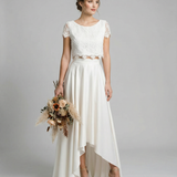 Bohemian Lace Dress – High-Low Design for Outdoor Celebrations 1