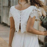 Bohemian Lace Dress – High-Low Design for Outdoor Celebrations 6