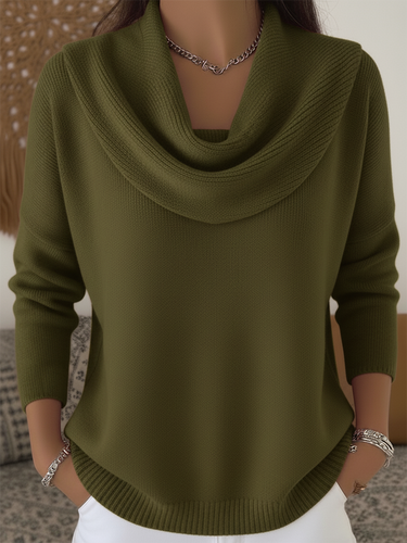 Carolia™ | Stylish Cowl Collar Sweater 2