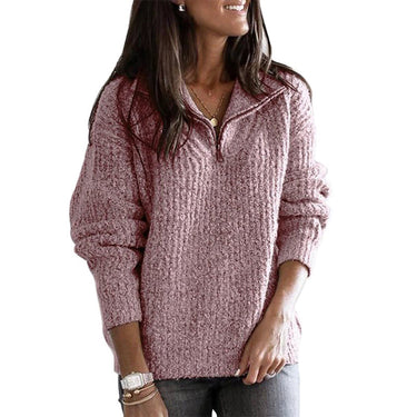 Caroline | Women’s Zip-Up Ribbed Sweater with Cozy Feel 5