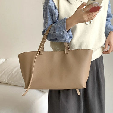 Casual Soft Tote Women Bag PU Leather Shoulder Bags for Women 2025 NEW High Quality Handbags and Purses Large Shopper Purses 1