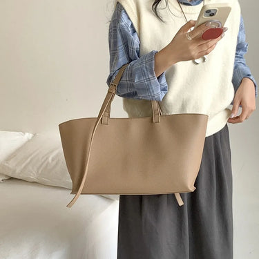 Casual Soft Tote Women Bag PU Leather Shoulder Bags for Women 2025 NEW High Quality Handbags and Purses Large Shopper Purses 6