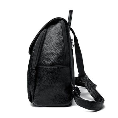 Casual Travel Women's Backpack Versatile High-End Street Trend PU Material Waterproof And Wear-Resistant Daily Match Mom Bag 2