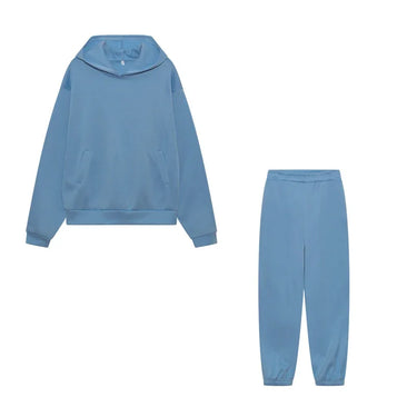 Casual Two-Piece Cap Suit with Thickened Long-Sleeved Sweater and Pants – 2024 Trend 11