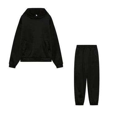 Casual Two-Piece Cap Suit with Thickened Long-Sleeved Sweater and Pants – 2024 Trend 16