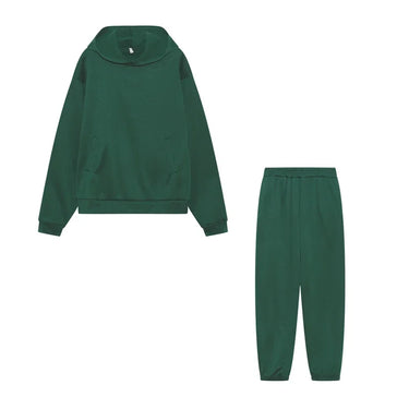 Casual Two-Piece Cap Suit with Thickened Long-Sleeved Sweater and Pants – 2024 Trend 17