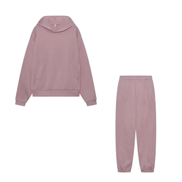 Casual Two-Piece Cap Suit with Thickened Long-Sleeved Sweater and Pants – 2024 Trend 18