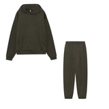 Casual Two-Piece Cap Suit with Thickened Long-Sleeved Sweater and Pants – 2024 Trend 7