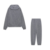 Casual Two-Piece Cap Suit with Thickened Long-Sleeved Sweater and Pants – 2024 Trend 9
