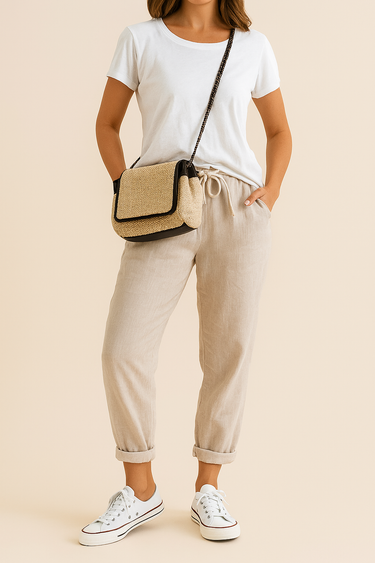 Lightweight Anti-Sweat Linen Trousers