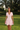 Chic Baby Pink Mini Dress with Crystal Button Details and Pockets – Ribbed Texture, Versatile for Casual and Formal Occasions 2