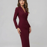 Chic Black Blazer Dress – Tailored Minimalist Design for Modern Sophistication 1