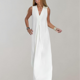 Christina | V-Neck Maxi Dress for Summer Elegance 0