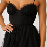 Corset Chiffon Midi Gown 5