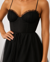 Corset Chiffon Midi Gown 5