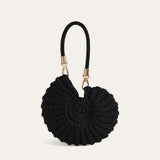 Crocheted Conch-Shaped Handbag 4