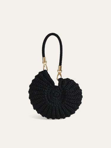 Crocheted Conch-Shaped Handbag 4