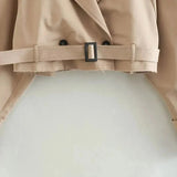 Cropped Trench-Style Jacket 7