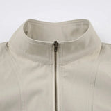 Cropped Zip-Up Utility Jacket 5