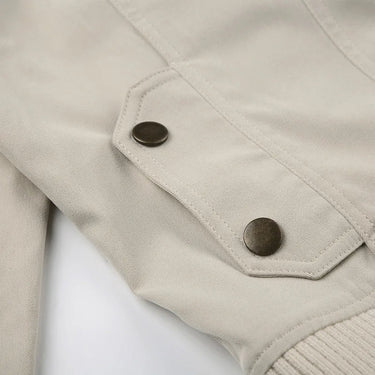 Cropped Zip-Up Utility Jacket 6